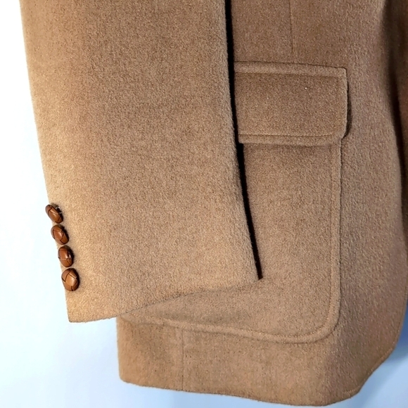 Van Julian Wool  Fully Lined Camel Color Sports Jacket / Blazer - Size 40R - Picture 5 of 9